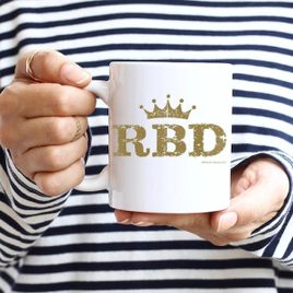 Caneca Gold Logo Branca - RBD