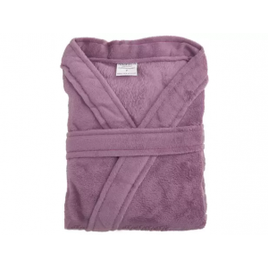 Roupão de Inverno Atlântica Kimono de Microfibra Alfazema Lilás