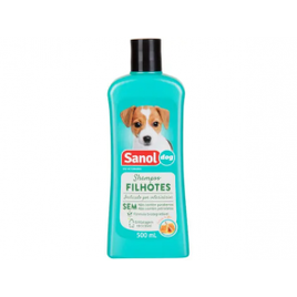 Shampoo Cachorro e Gato Filhotes - Sanol Dog 500ml