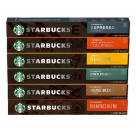 Imagem da oferta Combo de Cafés Starbucks Nespresso - 60 Cápulas Variadas