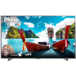 Imagem da oferta Smart TV LED 86" Philco PTV86e30DSWNT Ultra HD 4k  com Conversor Digital 3 HDMI 2 USB Wi-Fi 60Hz - Titânio