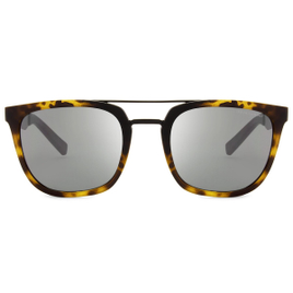 Óculos de Sol Armani Exchange AX4090S - Tartaruga Fosco - Espelhado Cinza - 80786G/55
