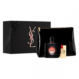 Imagem da oferta Kit Yves Saint Laurent Black Opium - Perfume Feminino EDP + Batom + Necessaire
