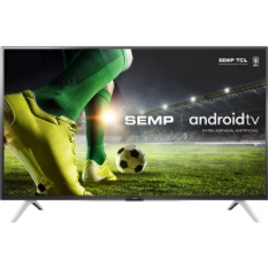 Imagem da oferta Smart TV Android 43" Semp 43S5300 Full HD com Conversor Digital Wi-Fi 1 USB 2 HDMI
