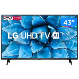 Imagem da oferta Smart TV UHD 4K LED IPS 43” LG 43UN7300PSC Wi-Fi - Bluetooth Inteligência Artificial 3 HDMI 2 USB