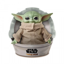 Imagem da oferta Boneco de Pelúcia Star Wars Baby Yoda 28cm GWD85 - Mattel