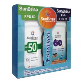 Imagem da oferta Kit Protetor Solar Sunbrisa 50 FPS 120ml + Protetor Solar Kids 60 FPS 120ml