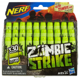 Imagem da oferta Refil Nerf Zombie 30 Dardos Hasbro Verde