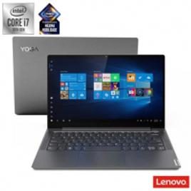 Imagem da oferta Notebook Ultra Fino Lenovo, Intel Core i7-1065G7, 8GB,256GB SSD, Tela 14",GeForce MX250 2GB - Yoga S740 - 81RM0004BR
