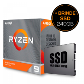 Imagem da oferta Kit Processador AMD Ryzen 9 3900XT 3.8ghz + SSD 240GB
