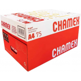 Papel Sulfite A4 Chamex 75g 500 Folhas - Caixa com 10 Pacotes