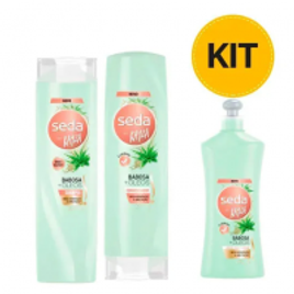 Imagem da oferta Kit Shampoo + Condicionador Seda Babosa + Óleos Ganhe 20% Off No Creme Para Pentear