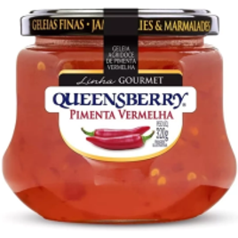 Imagem da oferta Geléia Queensberry Agridoce Gourmet Pimenta Vermelha em Vidro sem Glúten 320g