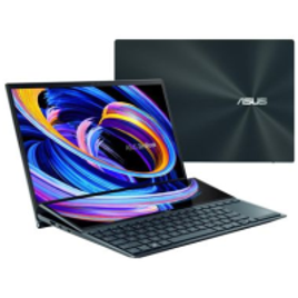 Imagem da oferta Notebook ASUS ZenBook Duo i7-1195G7 8GB SSD 512GB Intel Iris Xe Graphics G7 Tela 14" FHD W11 - UX482EAR-KA370W