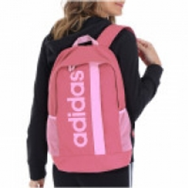 mochila adidas linear core rosa