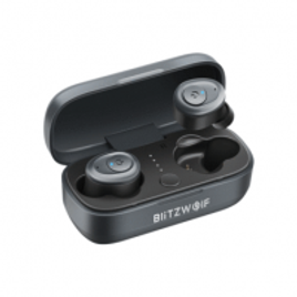 Imagem da oferta Blitzwolf bw-fye4 true wireless stereo earphone bluetooth 5.0 mini headphone with charging box Sale