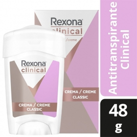 Desodorante Antitranspirante Feminino Rexona - Clinical Extra Dry 48g