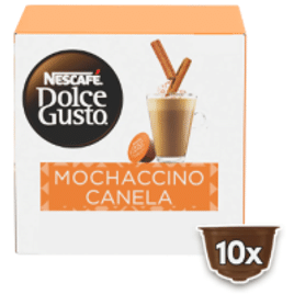 Imagem da oferta Caixa de Cápsulas Mochaccino Canela Nescafé Dolce Gusto - 10 Unidades