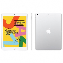 Imagem da oferta iPad 7 Apple Tela 10.2" 32GB Prata - MW752BZ/A