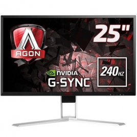Imagem da oferta Monitor Gamer AOC Agon 24.5' LED Wide 240 Hz Full HD 1ms G-Sync HDMI/DisplayPort Ajuste de Altura - AG251FG