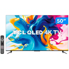 Imagem da oferta Smart TV TCL 50" QLED 4K UHD Google TV Gaming 50C645