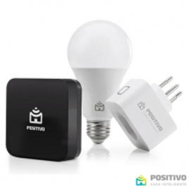 Imagem da oferta Kit Casa Conectada Positivo com Smart Controle IR, Smart Lâmpada, Smart Plug - 11140161