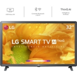 Imagem da oferta Smart TV Led 32'' LG 32LM625 HD Thinq AI Conversor Digital Integrado 3 HDMI 2 USB Wi-Fi