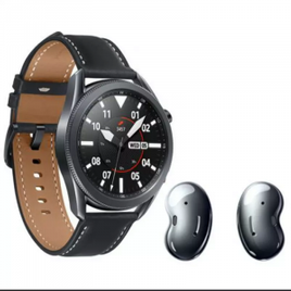 Imagem da oferta Smartwatch Samsung Galaxy Watch 3 45mm LTE + Fone de Ouvido Samsung Galaxy Buds Live