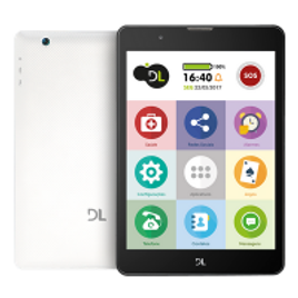 Imagem da oferta Tablet DL Tabfácil 3G Bluetooth Branco TX385 - Memória interna 8GB Memória ram 1GB