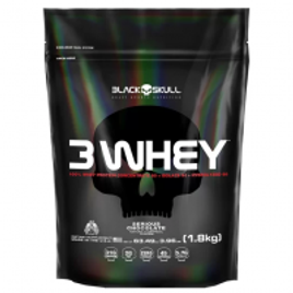 Imagem da oferta 3 Whey Protein Black Skull 1,8 Kg - Chocolate