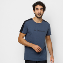 Imagem da oferta Camiseta Mizuno Urban Cut Masculina - Cinza e Preto | LiquidaFitness