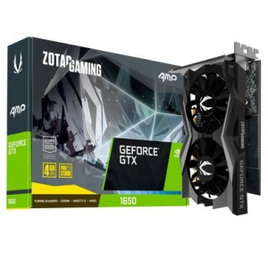Imagem da oferta Placa de Vídeo Zotac Gaming NVIDIA GeForce GTX 1650 AMP 4GB GDDR6 - ZT-T16520D-10L
