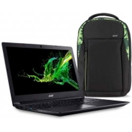 Imagem da oferta Kit Notebook Acer Aspire 3 + Mochila Green - A315-41-R790 AMD Ryzen 3 2200U 4GB RAM 1TB Radeon Vega 3 Tela 15.6” HD W10