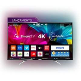 Imagem da oferta Smart TV LED Ambilight 55" Philips 55PUG6212/78 Ultra HD - Preto