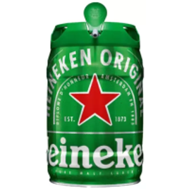 2 Unidades Cerveja Heineken Barril 5 Litros cada