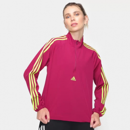 Imagem da oferta Jaqueta Adidas 3 Listras Zipper - Feminina
