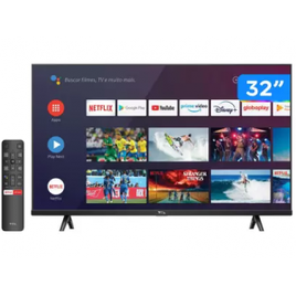 Smart TV 32 HD LED TCL S615 VA 60Hz  Android WiFi e Bluetooth Google Assistente 2 HDMI