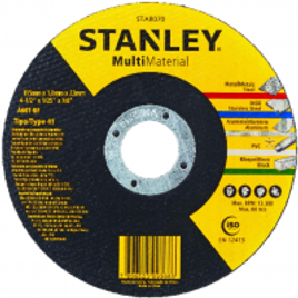 Imagem da oferta Stanley Disco Abrasivo Corte Multi Material 4 1/2" - STA8070