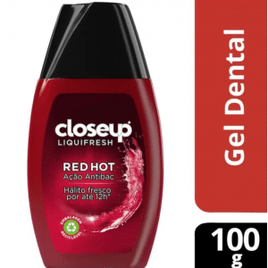 Imagem da oferta 3 Unidades Creme Dental Close Up Liquifresh Red Gel 100g