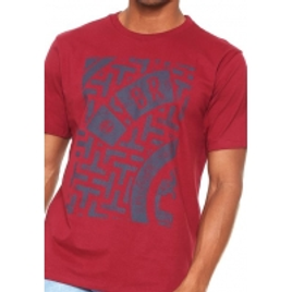 Imagem da oferta Camiseta Timberland Estampada Vermelha