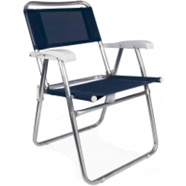 Imagem da oferta Cadeira Master Mor Alumínio Tela Sannet Azul