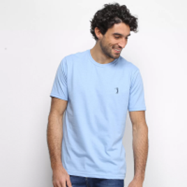 Imagem da oferta Camiseta Aleatory  Básica Lisa Masculina - Azul