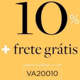Imagem da oferta 10% de Desconto em todo o site + Frete grátis comprando acima de R$100