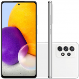 Imagem da oferta Smartphone Samsung Galaxy A72 128GB Branco 4G - 6GB RAM Tela 6,7” Câm Quádrupla + Selfie 32MP - SM-A725MZWRZTO