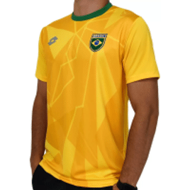 Imagem da oferta Camisa Brasil Lotto Amarela - Masculino