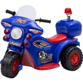 Imagem da oferta Mini Moto Elétrica Infantil Azul - brink+