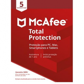 Imagem da oferta McAfee Total Proteção para 05 Dispositivos 1 Ano de Assinatura - Digital para Download 