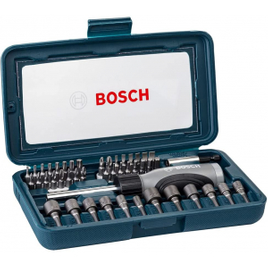 Imagem da oferta Kit de Pontas e Soquetes Bosch para parafusar - 46 unidades