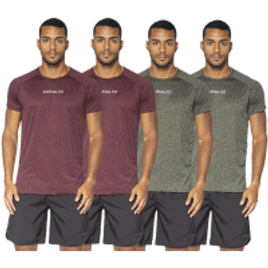 Imagem da oferta Kit 4 Camisetas Dry Alpha Co Masculina
