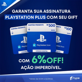 Imagem da oferta Cartão Presente PlayStation Store 6% OFF